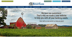 Desktop Screenshot of elmerbank.com